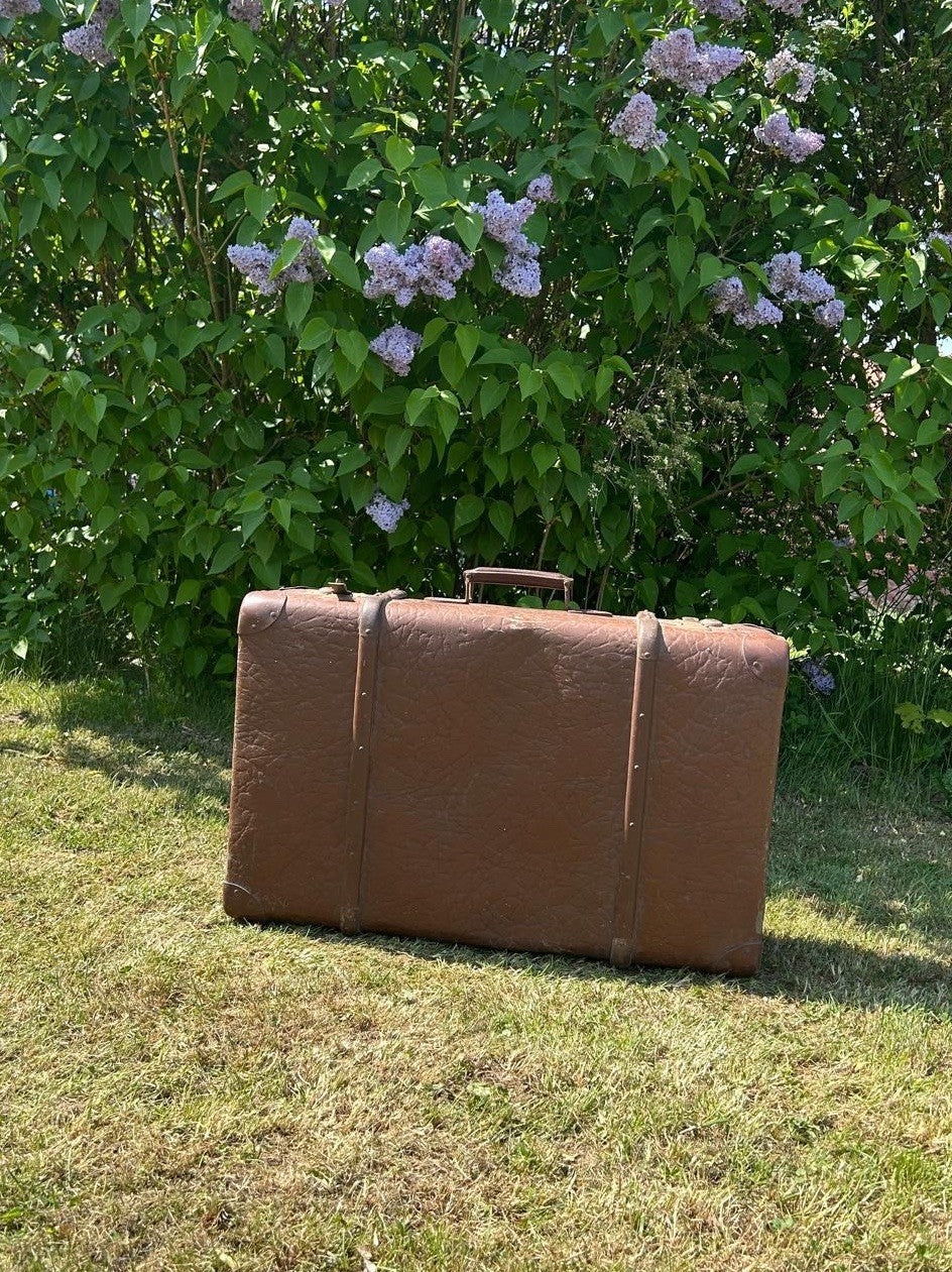 VINTAGE REISEKOFFER 50er JAHRE HARDCASE TASCHE OLDTIMER