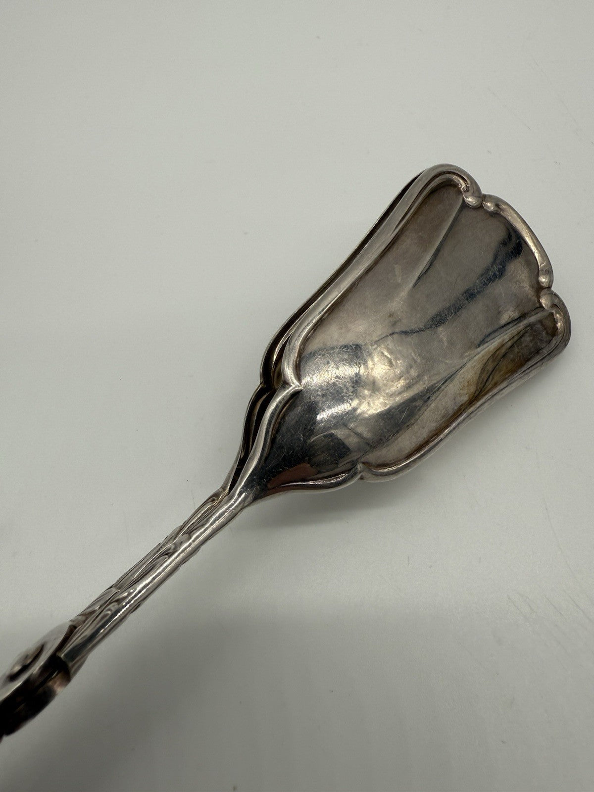 GEBÄCKZANGE KUCHENZANGE ECHT SILBER GEPRÜFT BESTECK