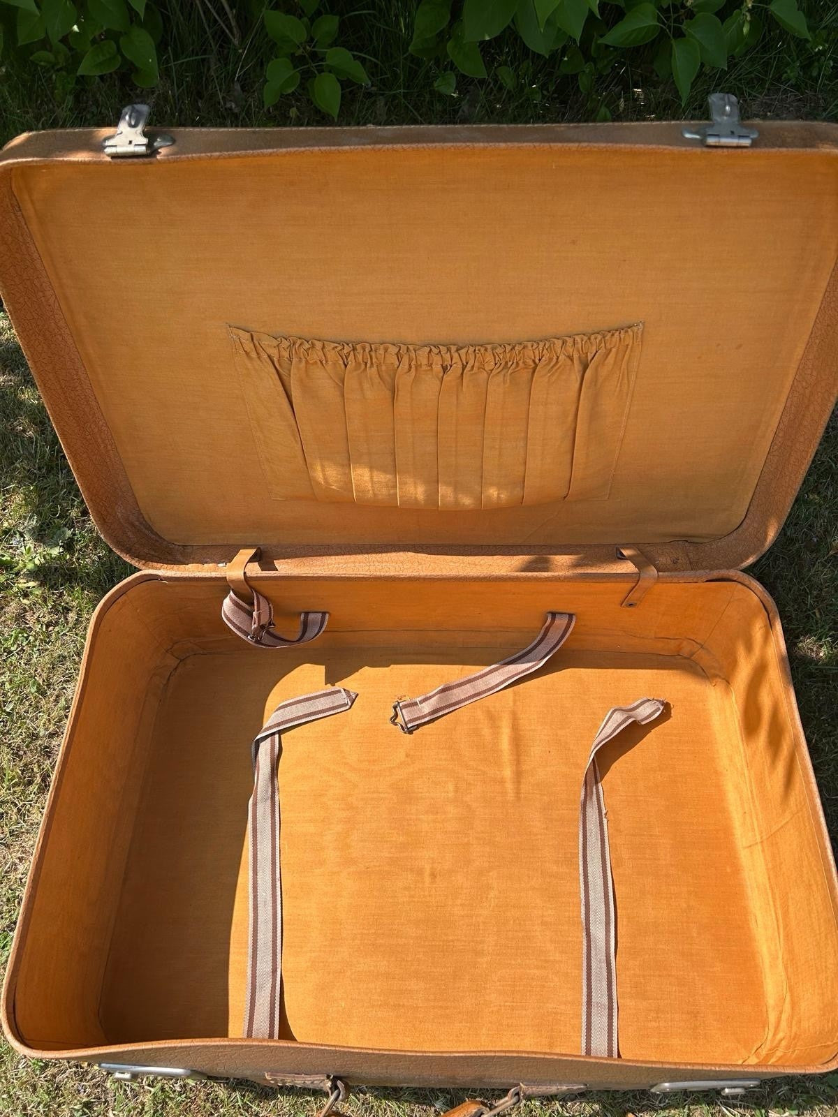 VINTAGE REISEKOFFER 50er JAHRE HARDCASE TASCHE OLDTIMER