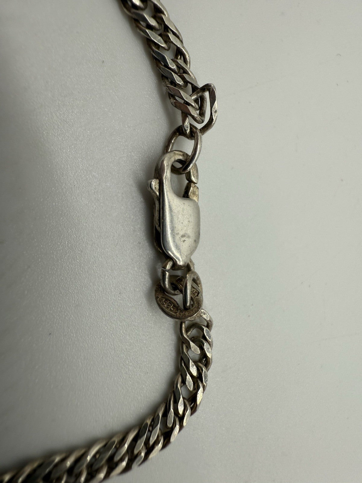 INTAGE PANZERKETTE 925 STERLING SILBER HALSKETTE 42cm