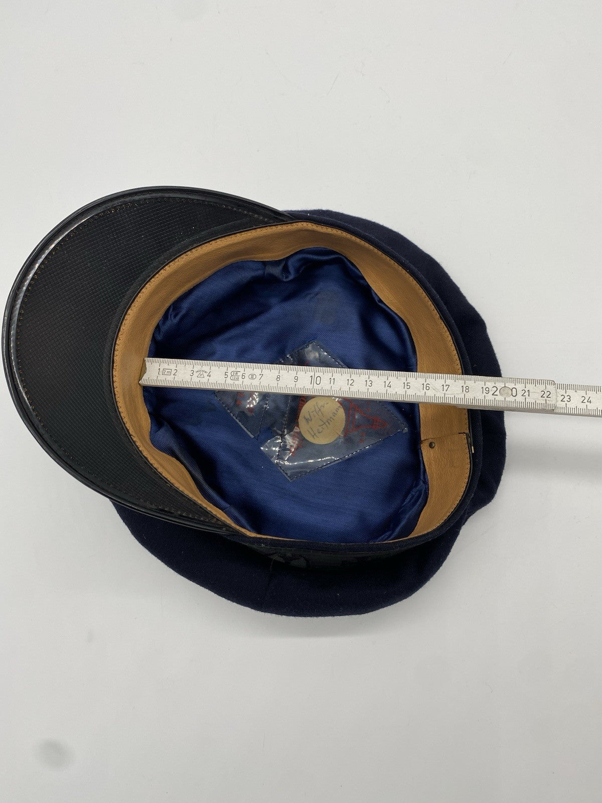 ALTE SCHIRMMÜTZE KYFFHÄUSERBUND MIT EISERNEN KREUZ 1914