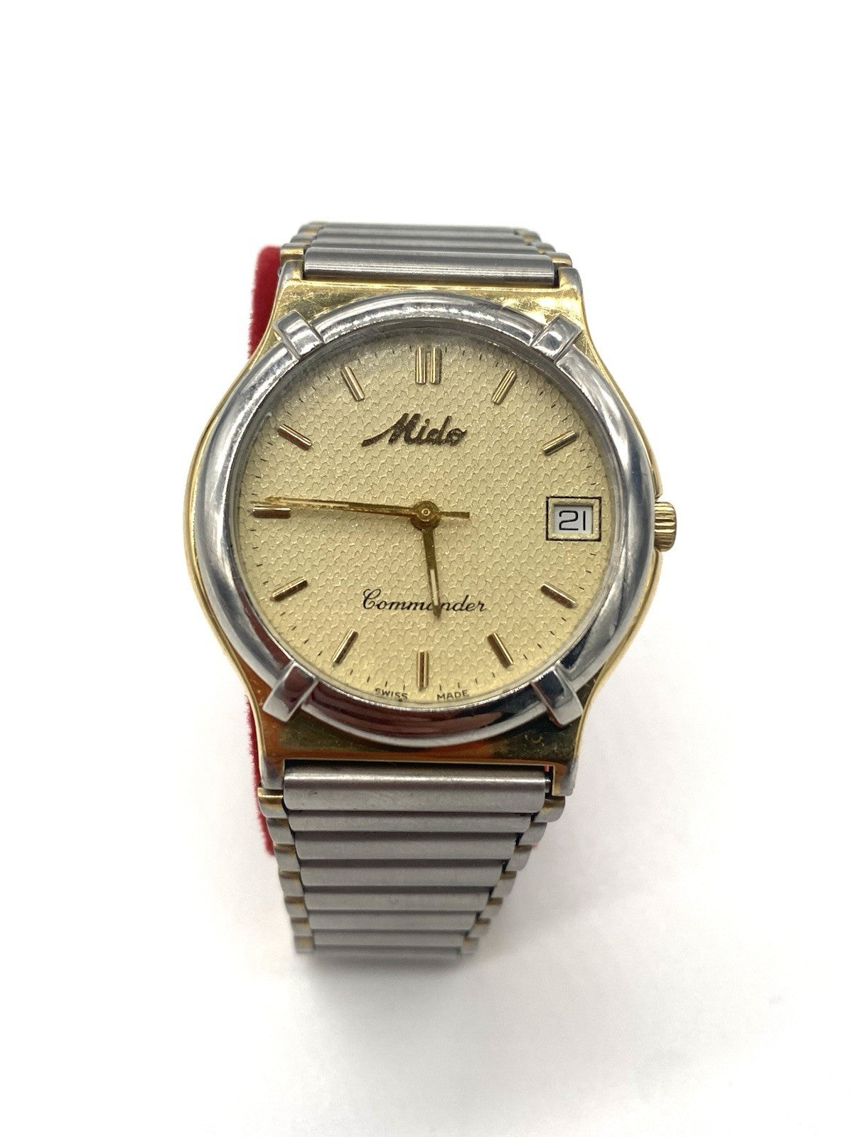 MIDO COMMANDER HERREN UHR AUTOMATIK ARMBANDUHR REF.:8047 LÄUFT