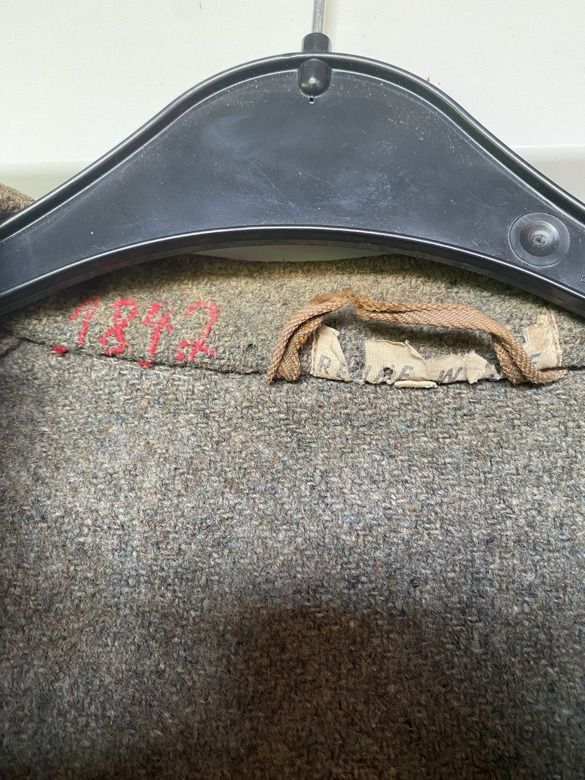 DEUTSCHE ARBEITSJACKE DRILLICHJACKE AUS WOLLFILZ, WEHRMACHT ODER ZIVIL