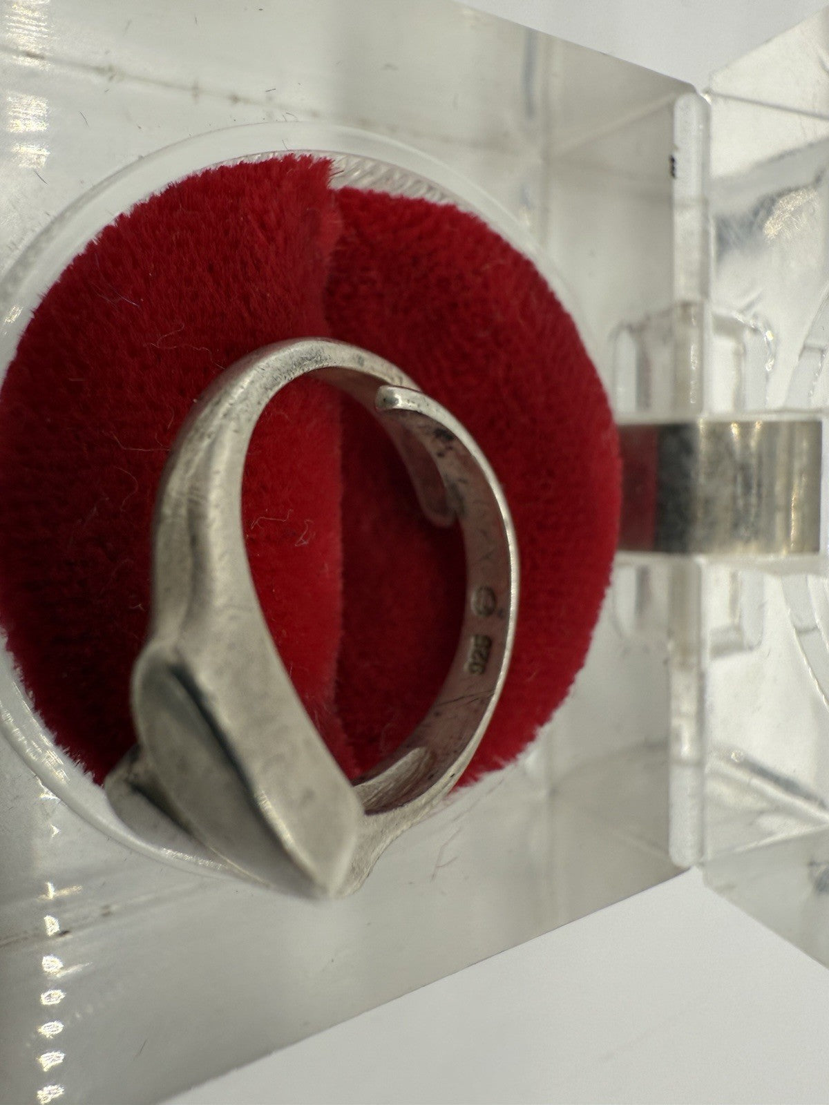 ABSTRAKTR 925 STERLING SILBER RING OFFEN
