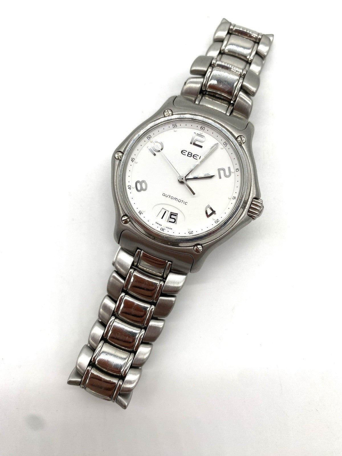 EBEL 1911 AUTOMATIK HERRENUHR MIT GROPDATUM ELEGANT