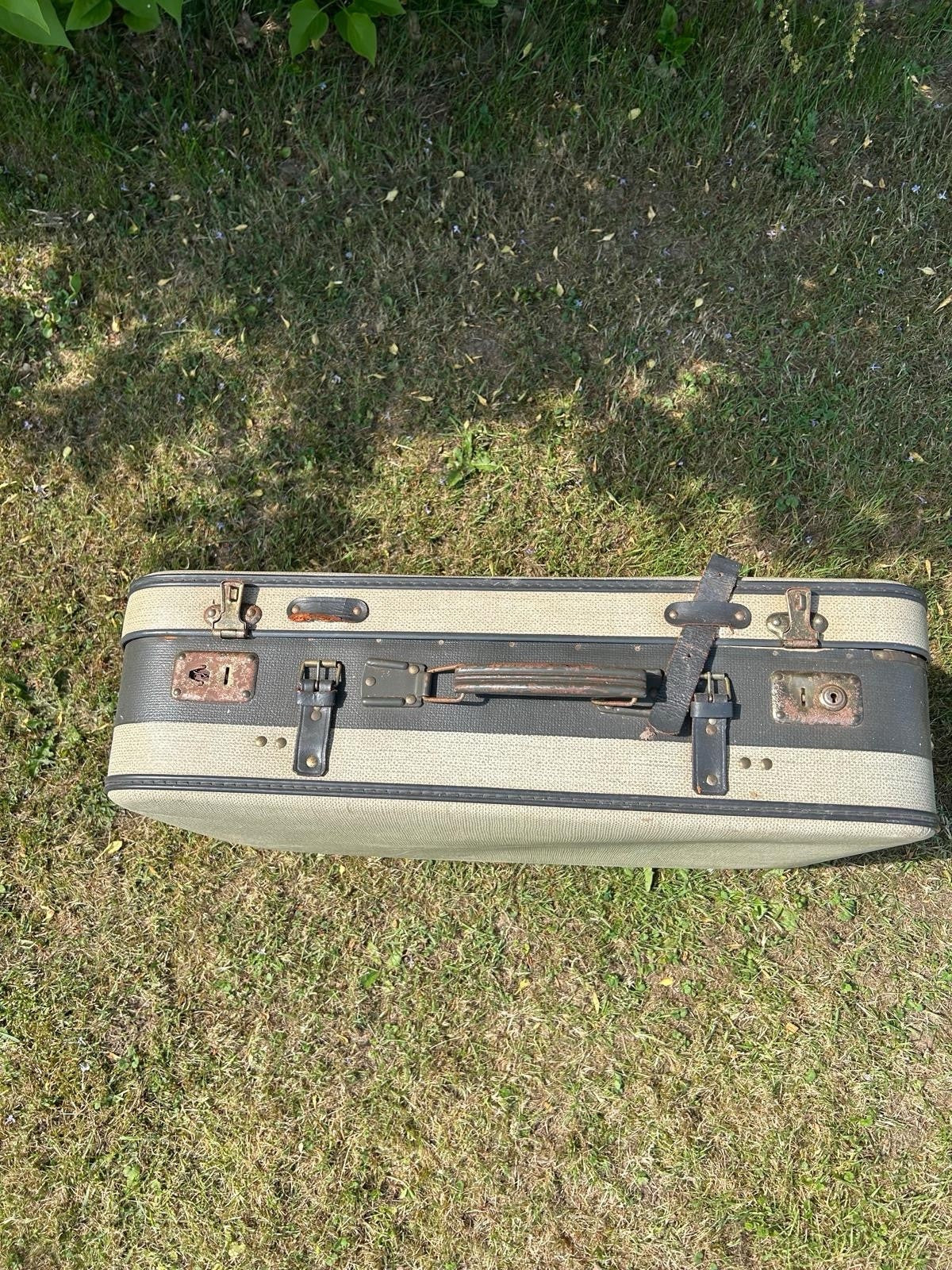 VINTAGE REISEKOFFER 50er JAHRE HARDCASE TASCHE OLDTIMER