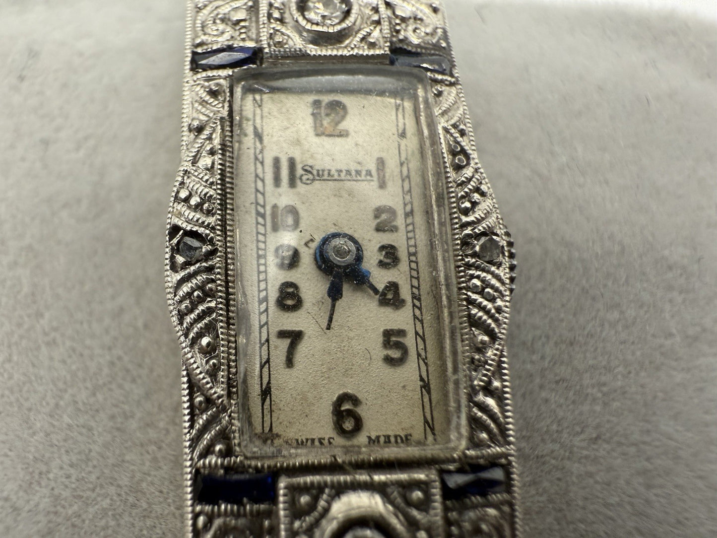 ANTIKE SULTANA DIAMANT & GOLD COCKTAIL UHR ART DECO 18KT 750 GOLD