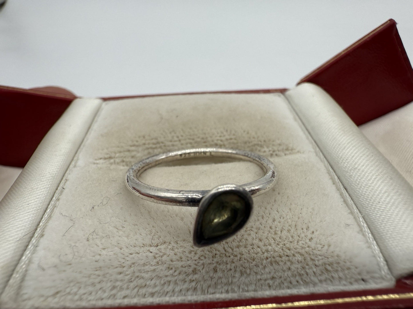HANS HENRIK NYGAARD DÄNISCHER 925 STERLING SILBER RING. GRÖßE: 58