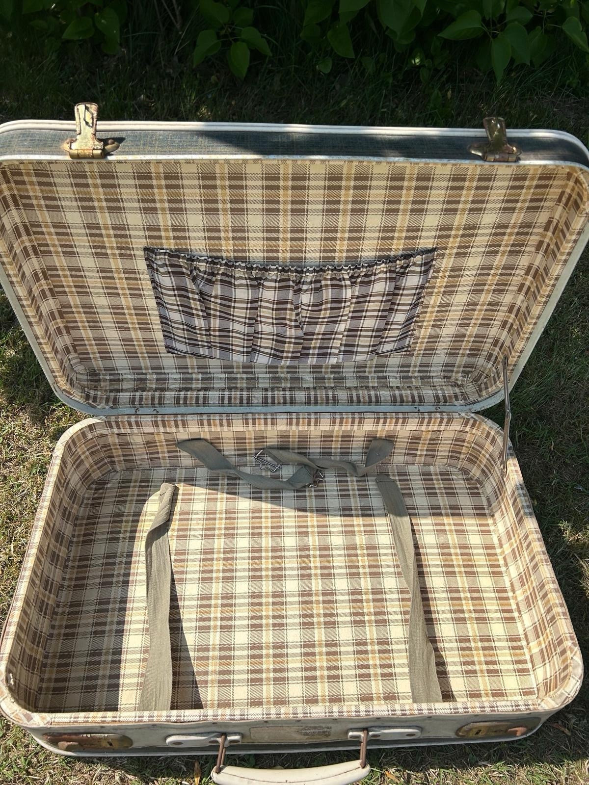 VINTAGE REISEKOFFER 50er JAHRE HARDCASE TASCHE OLDTIMER