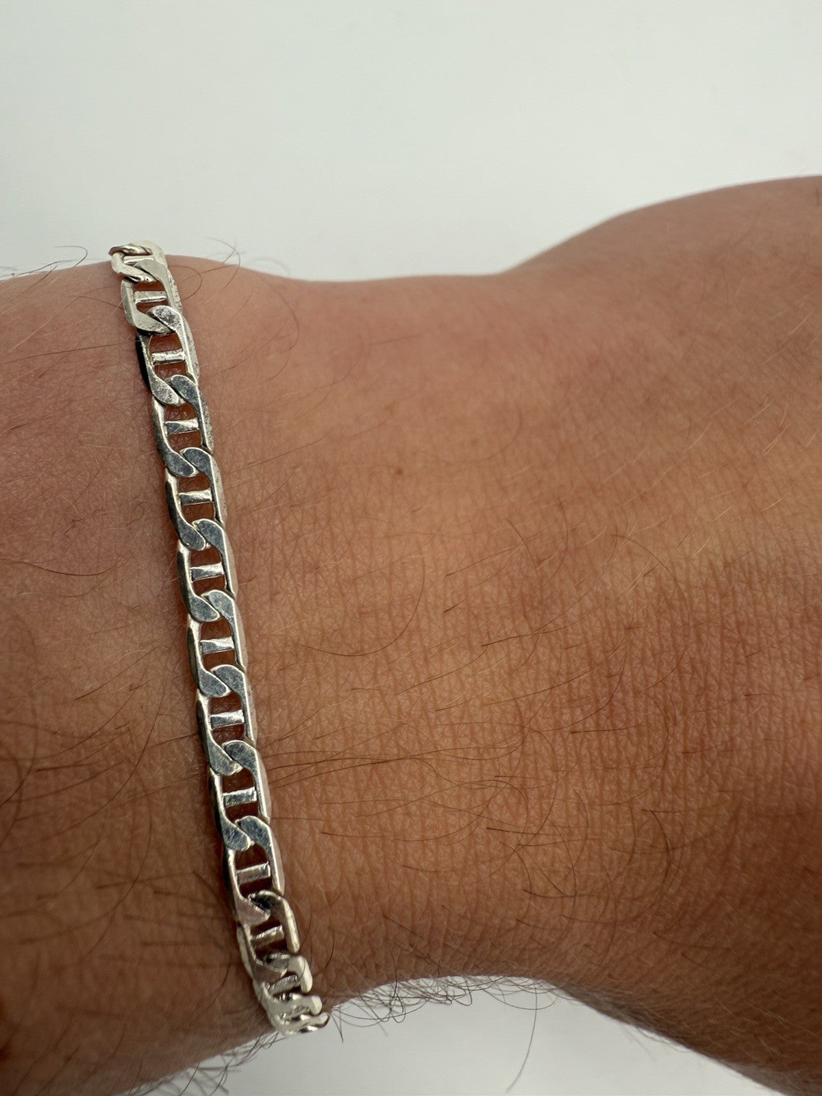VINTAGE 925 STERLING SILBER ARMBAND 20,5cm