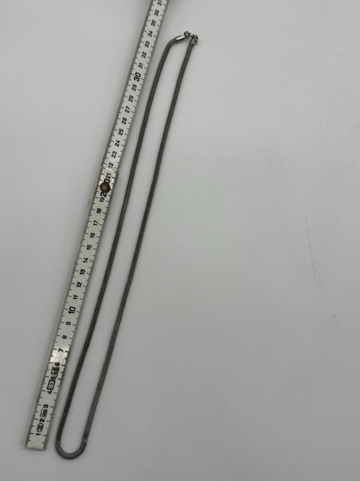 VINTAGE 925 STERLING SILBER MESH HALSKETTE