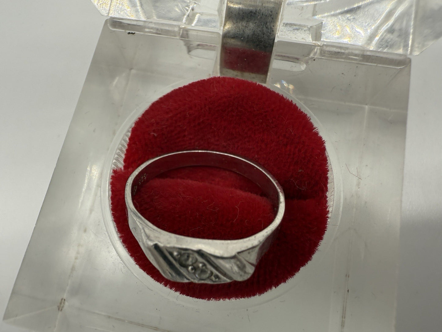 EDLER RING SILBERRING 925 SILBER MIT ZIRKONIA GR.54