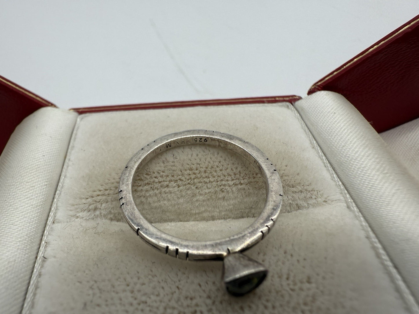 HANS HENRIK NYGAARD DÄNISCHER 925 STERLING SILBER RING. GRÖßE: 56