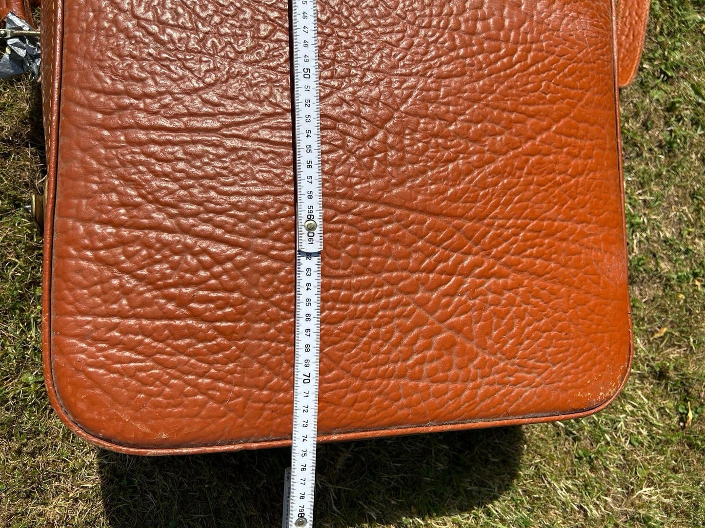VINTAGE REISEKOFFER LEDERKOFFER 50er JAHRE HARDCASE TASCHE OLDTIMER