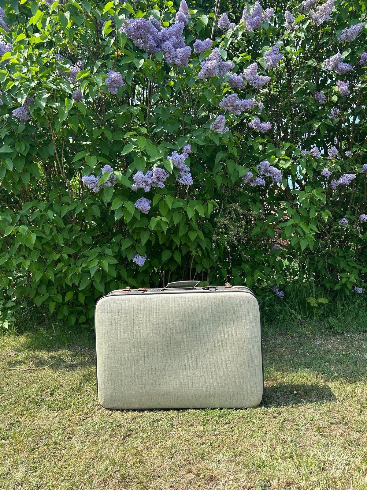 VINTAGE REISEKOFFER 50er JAHRE HARDCASE TASCHE OLDTIMER