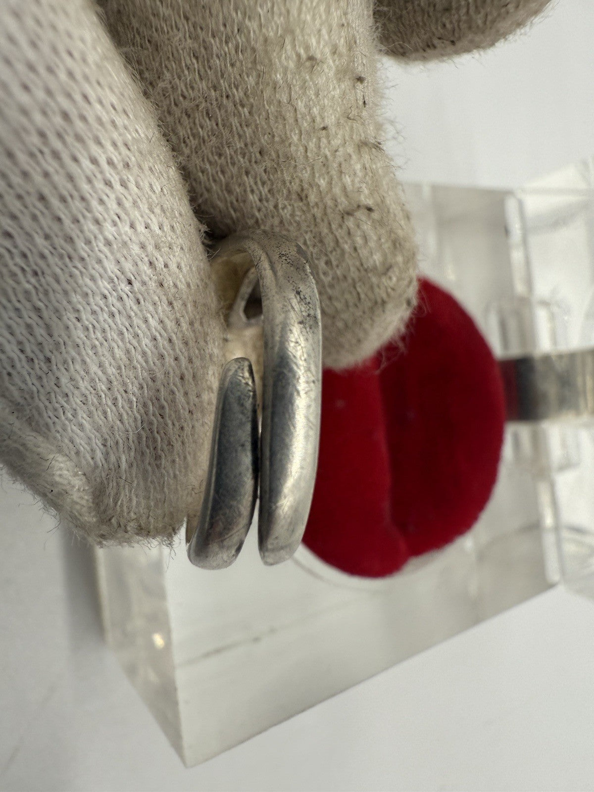 ABSTRAKTR 925 STERLING SILBER RING OFFEN