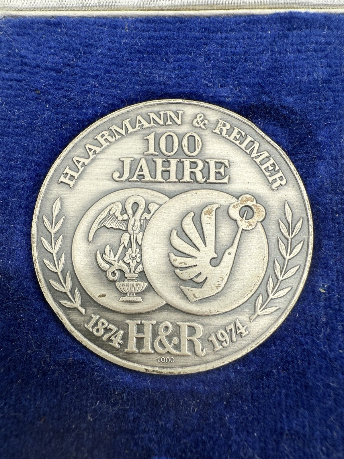 SILBERMEDAILLE 1 UNZE 1000er SILBER STADT HOLZMINDEN JUBILÄUM 100 JAHRE