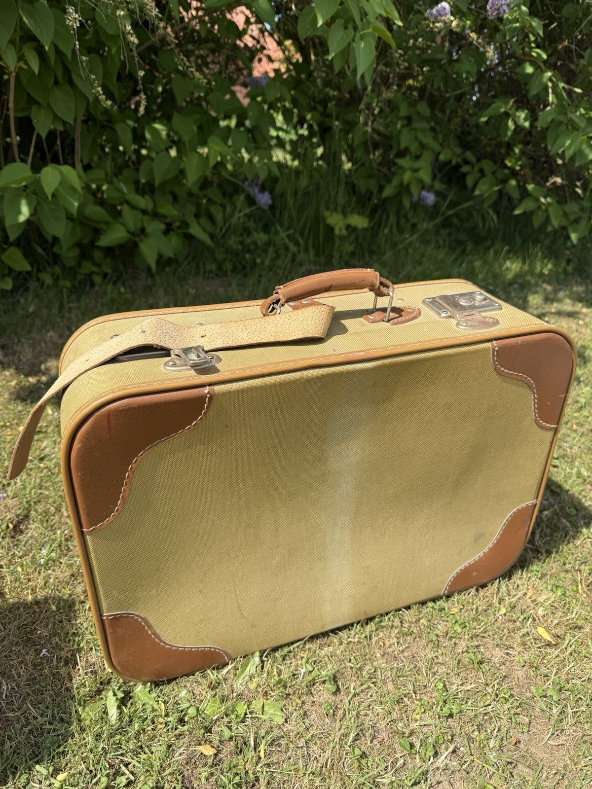 VINTAGE REISEKOFFER KINDELBRÜCK GERMANY 50er JAHRE, HARDCASE TASCHE