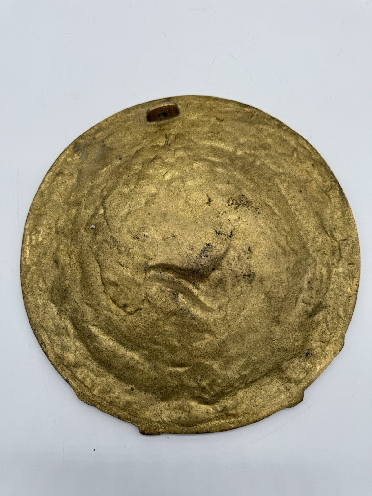 SCHWERER WANDTELLER - BRONZE - JAGDHUNDE JAGDRELIEF JAGDBILD RELIEFBILD