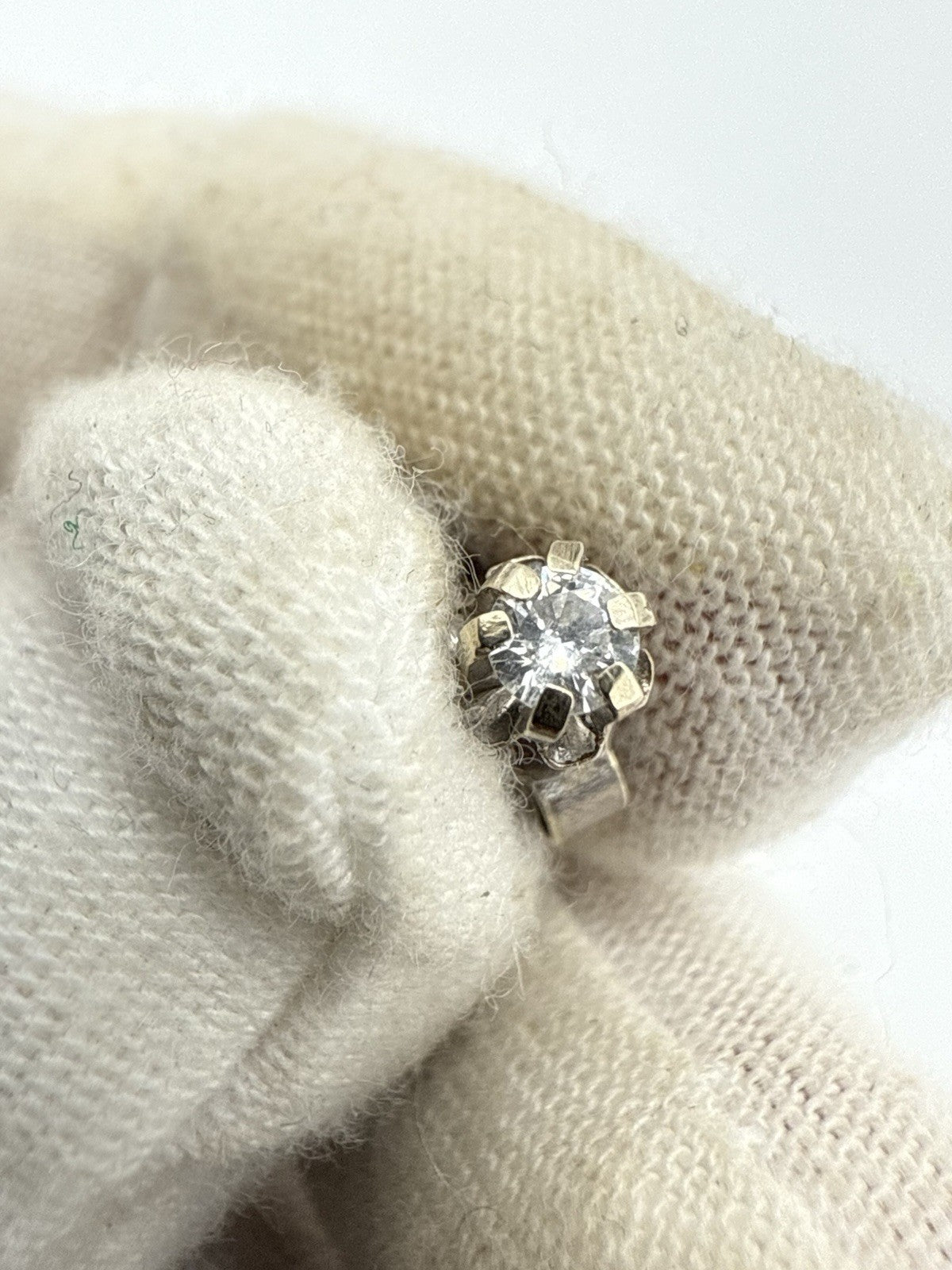 DIAMANT BRILLANT OHRSTECKER 333 WEIßGOLD