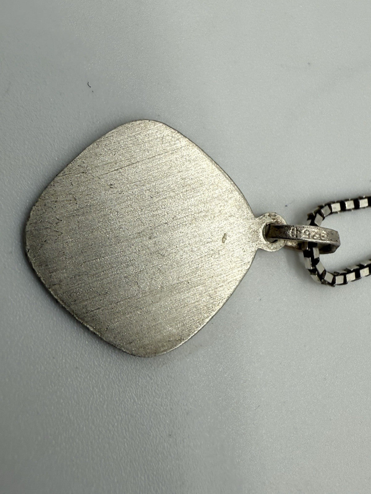925 SILBER ANHÄNGER & KETTE JAG ALSKAR DIG - ICH LIEBE DICH - SCHWEDEN