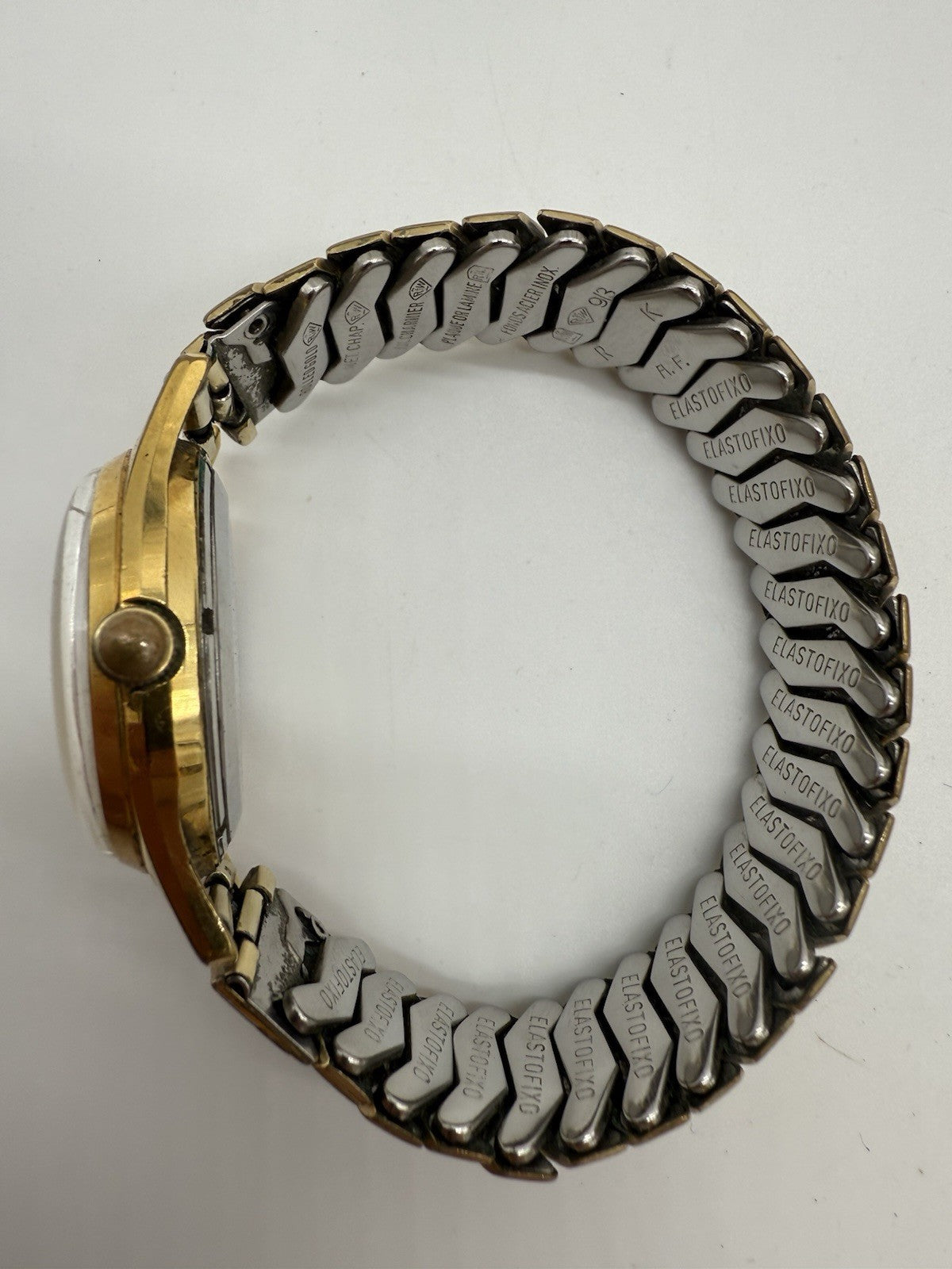 VINTAGE HERREN ARMBANDUHR BIFORA UHR AUTOMATIC 26 RUBIS MIT FLEX BAND