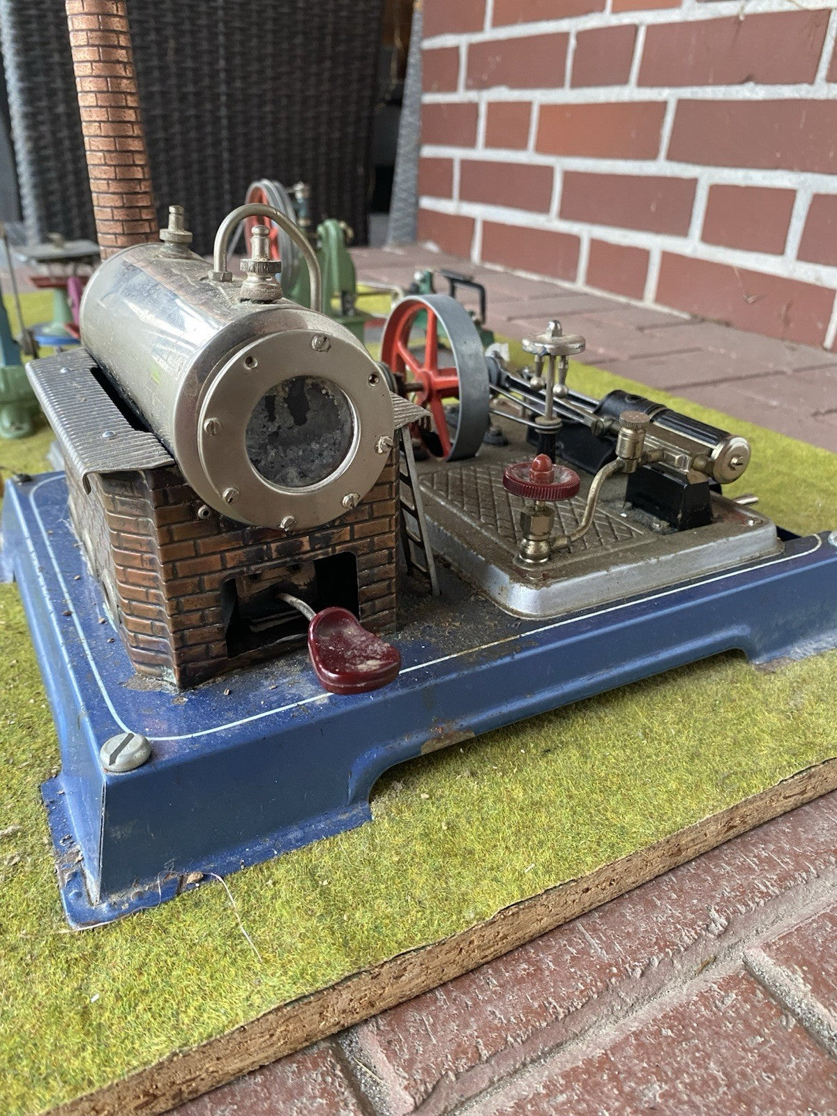 VINTAGE DAMPFMASCHINE WILESCO MIT VIEL ZUBEHÖR