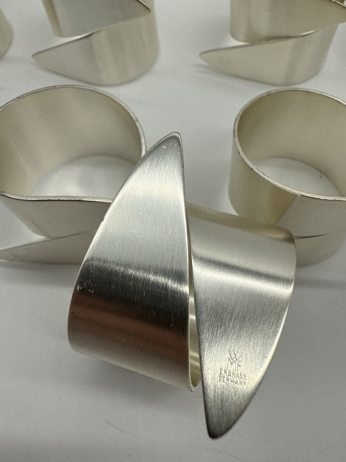 VINTAGE 12x WMF 4100 STOCKHOLM SERVIETTENRINGE SAMMLUNG
