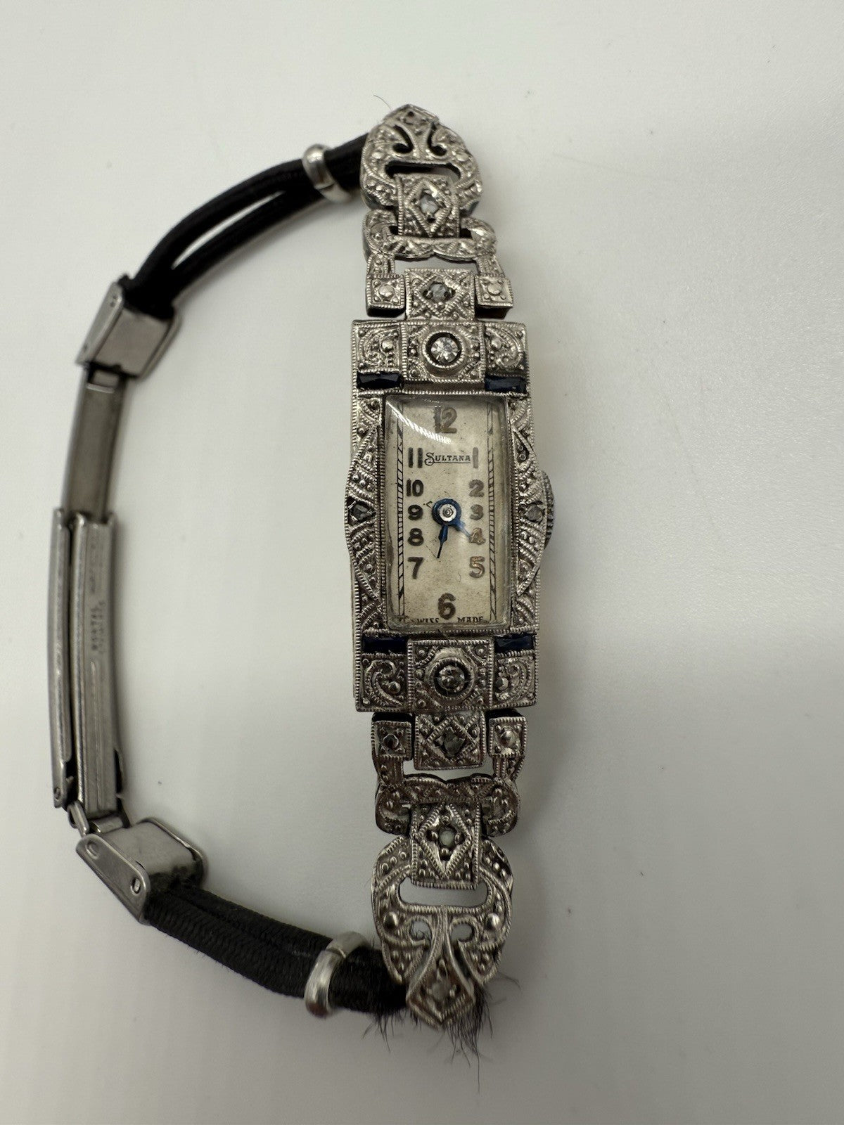 ANTIKE SULTANA DIAMANT & GOLD COCKTAIL UHR ART DECO 18KT 750 GOLD