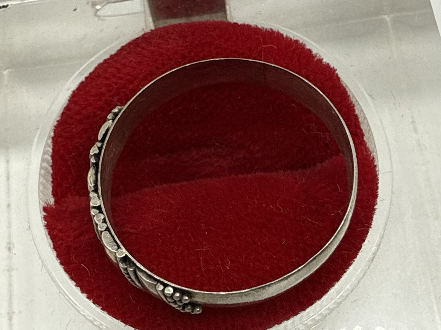 VINTAGE BERBER 800 SILBER RING BANDRING GR.62