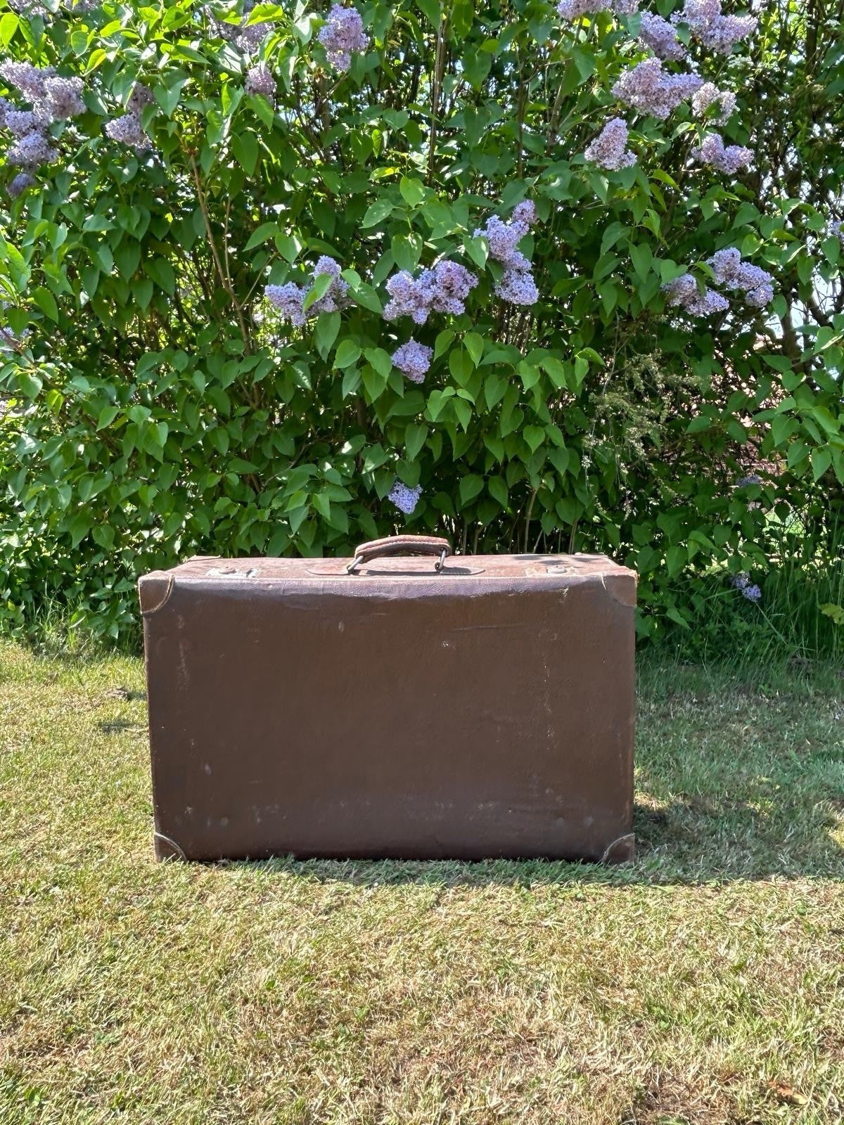 VINTAGE REISEKOFFER 50er JAHRE HARDCASE TASCHE OLDTIMER