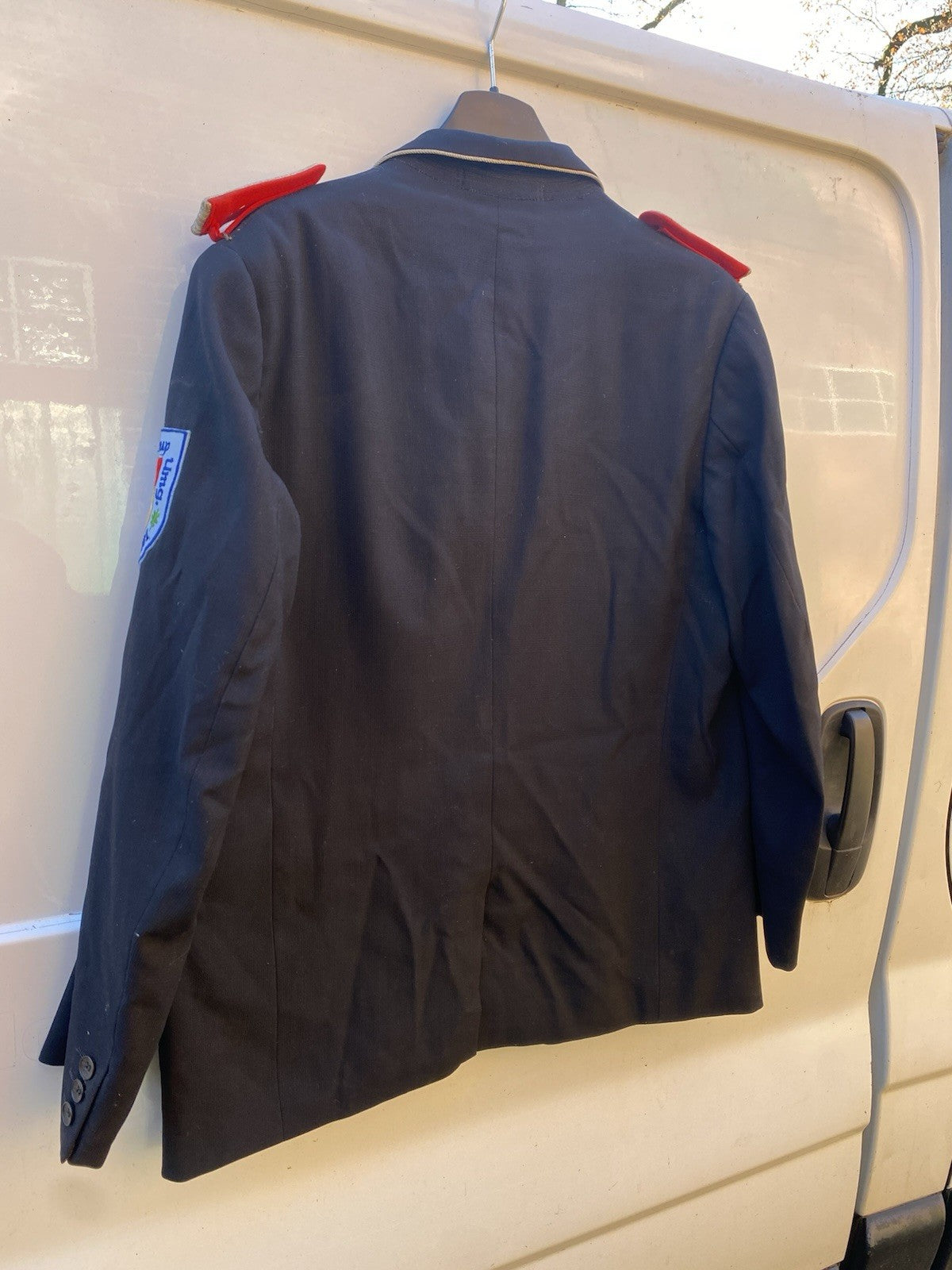 UNIFORM VINTAGE SCHÜTZENVEREIN KSK EYSTRUP JACKE MASSARBEIT MIT ORDEN GR.M