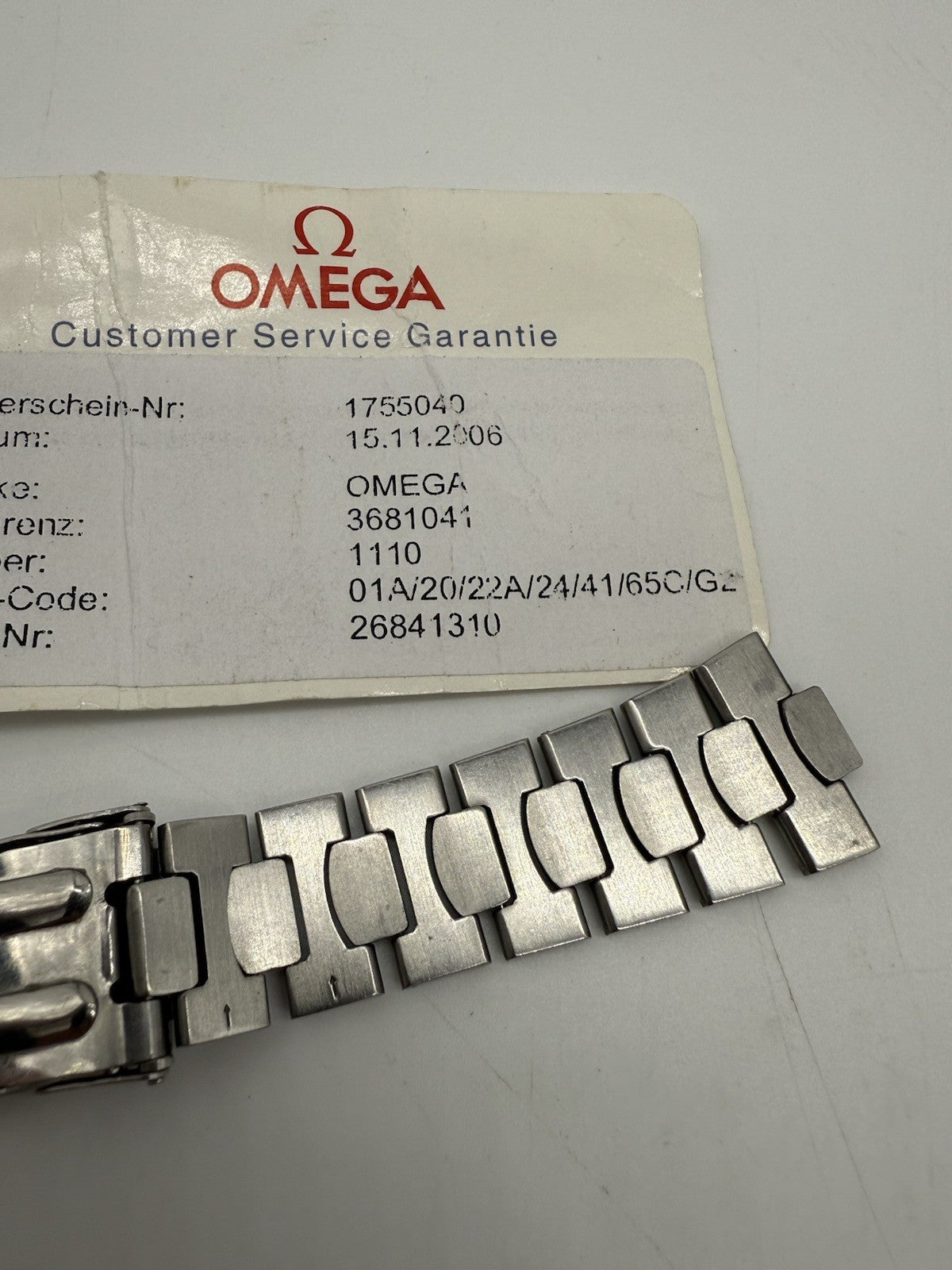 OMEGA SEAMASTER 200M STAHL ARMBAND BRACELET 19MM VINTAGE