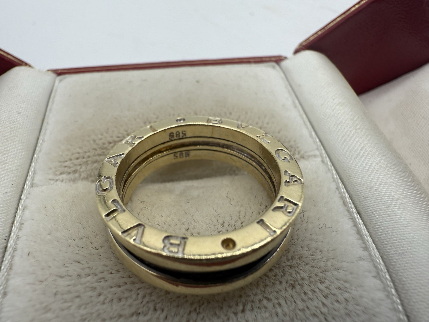 ORIGINAL BVLGARI RING 750 GELBOLD 18K GR.54