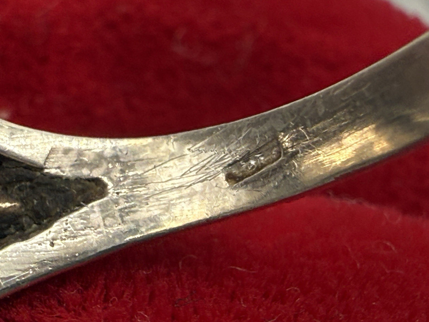 FABELHAFTER VINTAGE RING AUS STERLING SILBER & TÜRKIS GR.57