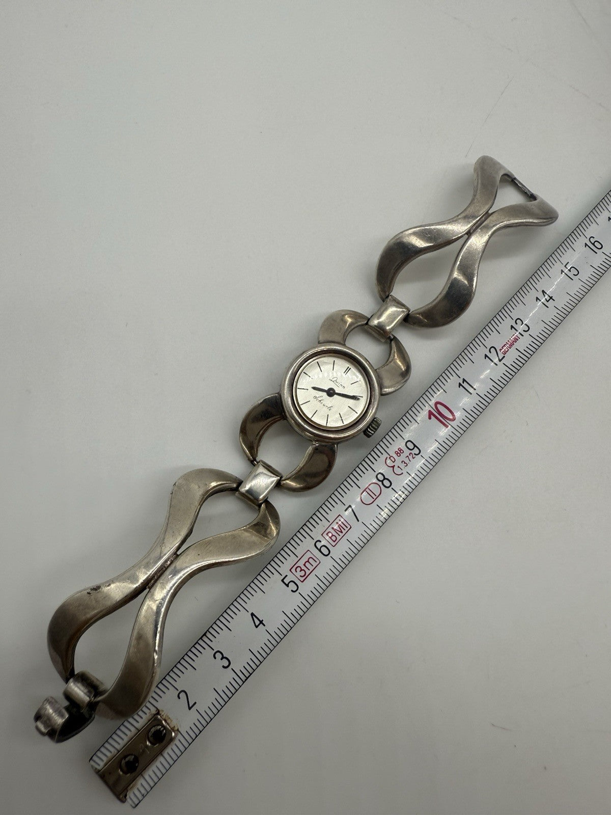 QUINN SCHEURLE SPANGENUHR DAMEN 925 SILBER LÄUFT