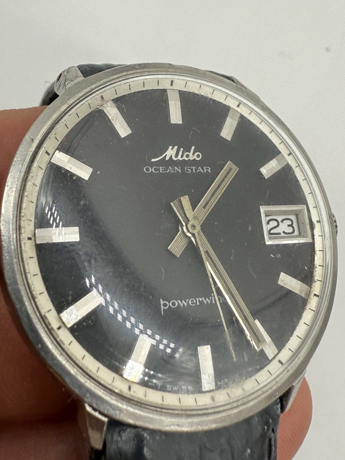 MIDO OCEAN STAR POWERWIND HERREN UHR VINTAGE ARMBANDUHR 5007