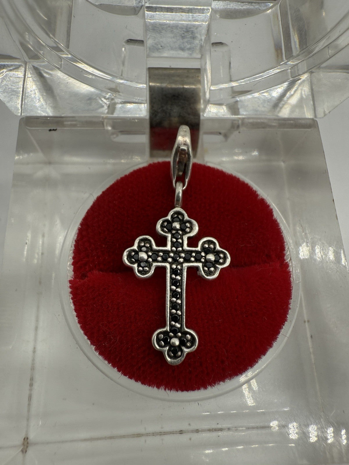 THOMAS SABO 925 STERLING SILBER KREUZ CHARM, ANHÄNGER
