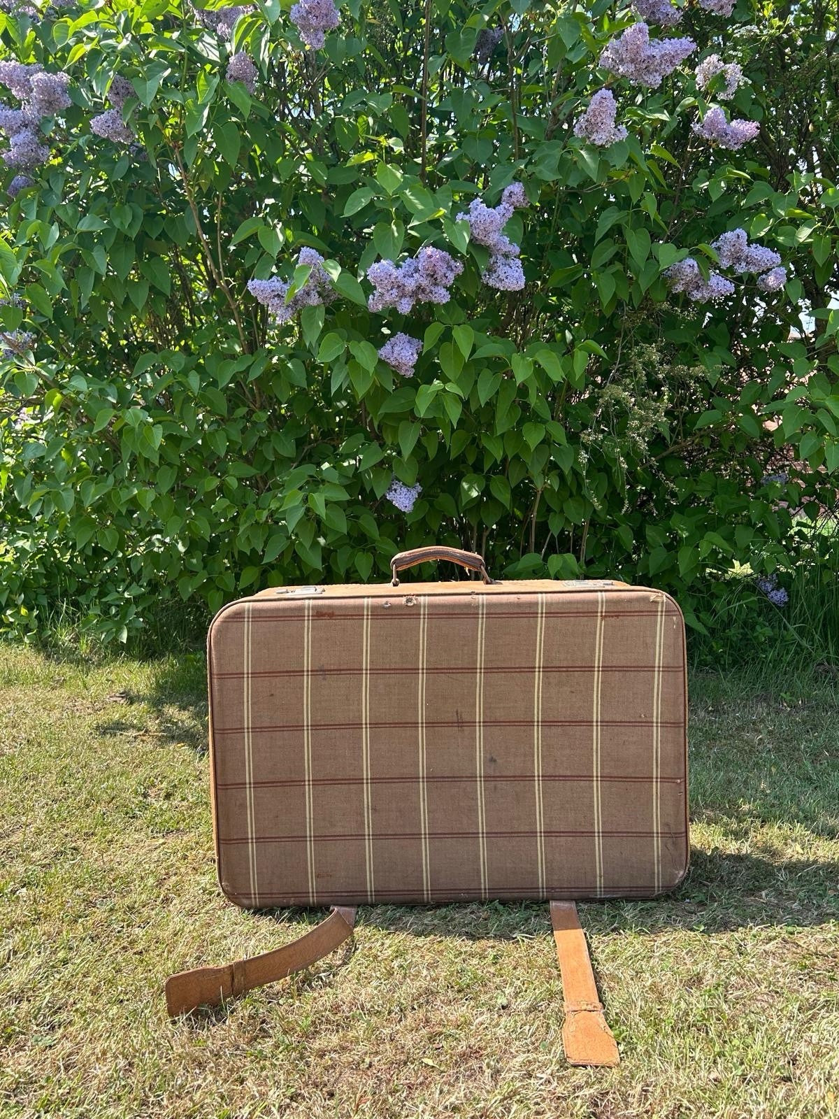 VINTAGE REISEKOFFER 50er JAHRE HARDCASE TASCHE OLDTIMER