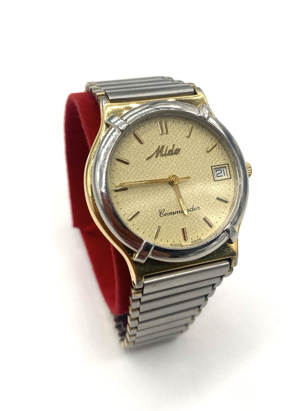 MIDO COMMANDER HERREN UHR AUTOMATIK ARMBANDUHR REF.:8047 LÄUFT