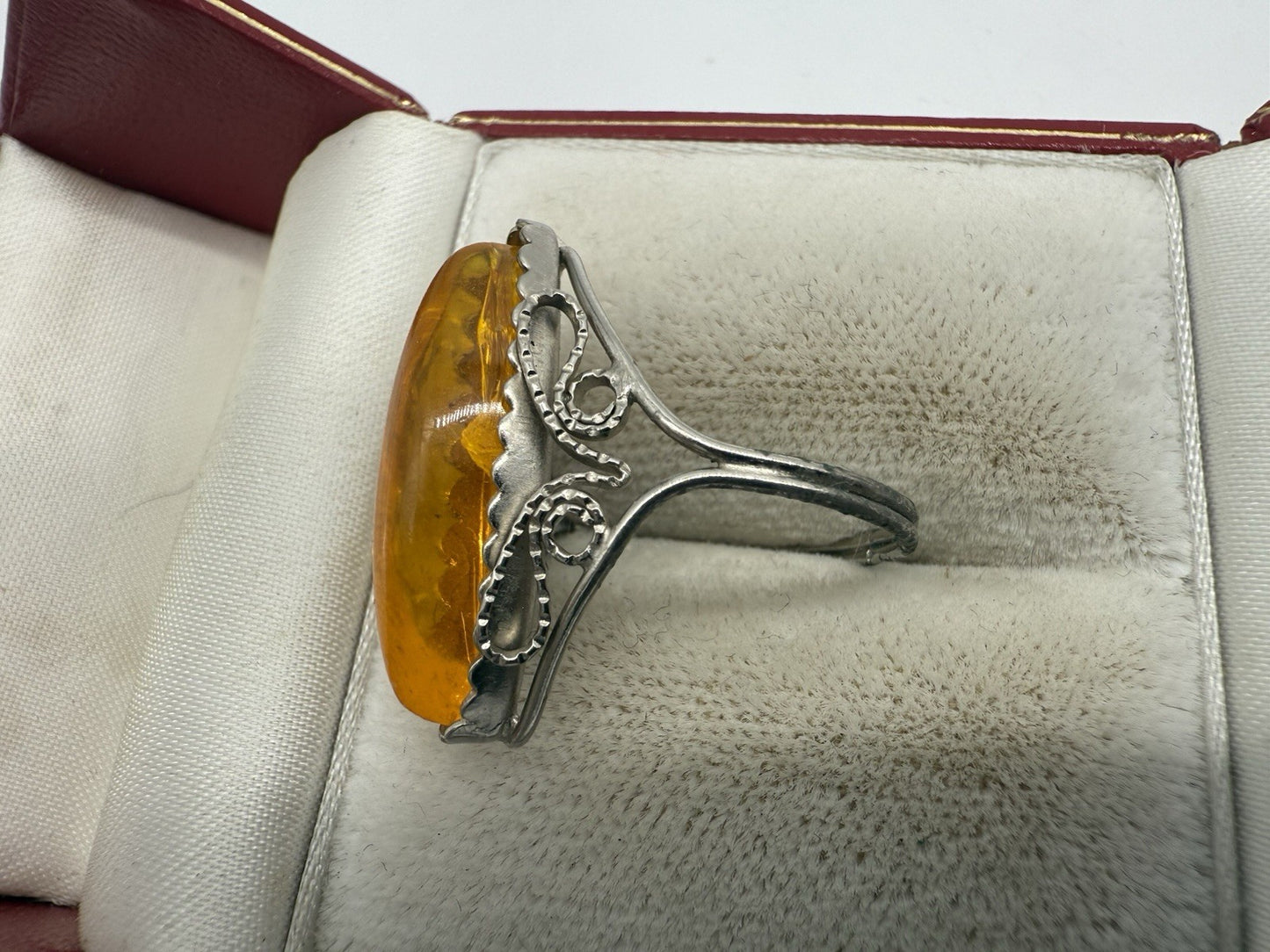 VINTAGE MODESCHMUCK RING ORIENTALISCHES DESIGN GR.57