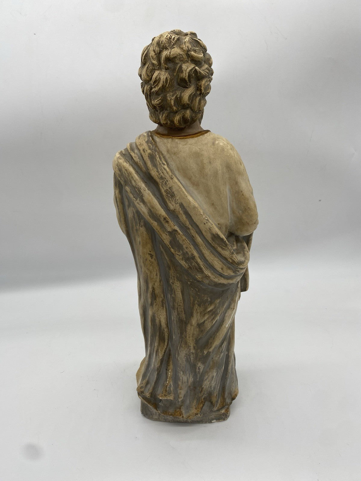HEILIGER PETRUS MIT SCHLÜSSEL HEILIGENFIGUR GIPS 45cm