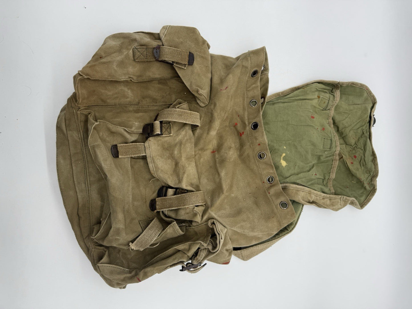 VINTAGE RUCKSACK, BUNDESWEHR NATO, MARSCHGEPÄCK BW OUTDOOR CAMPING