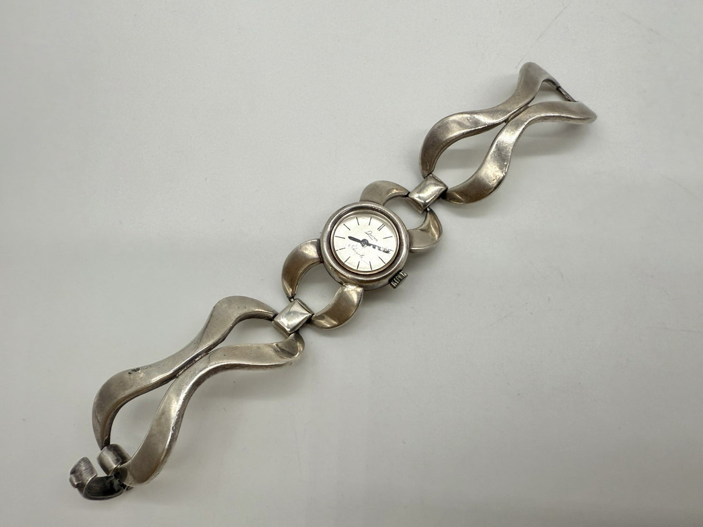 QUINN SCHEURLE SPANGENUHR DAMEN 925 SILBER LÄUFT