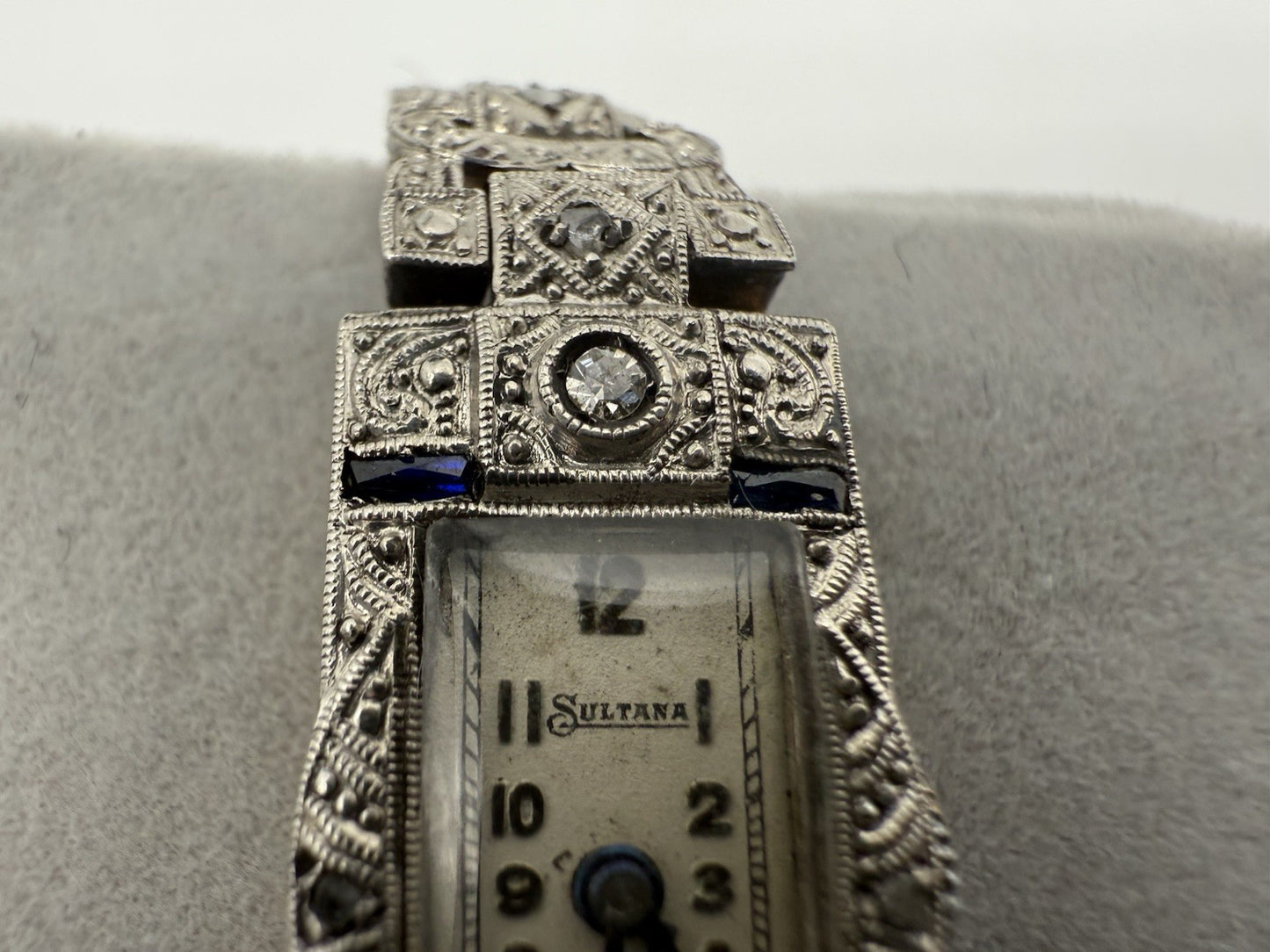 ANTIKE SULTANA DIAMANT & GOLD COCKTAIL UHR ART DECO 18KT 750 GOLD