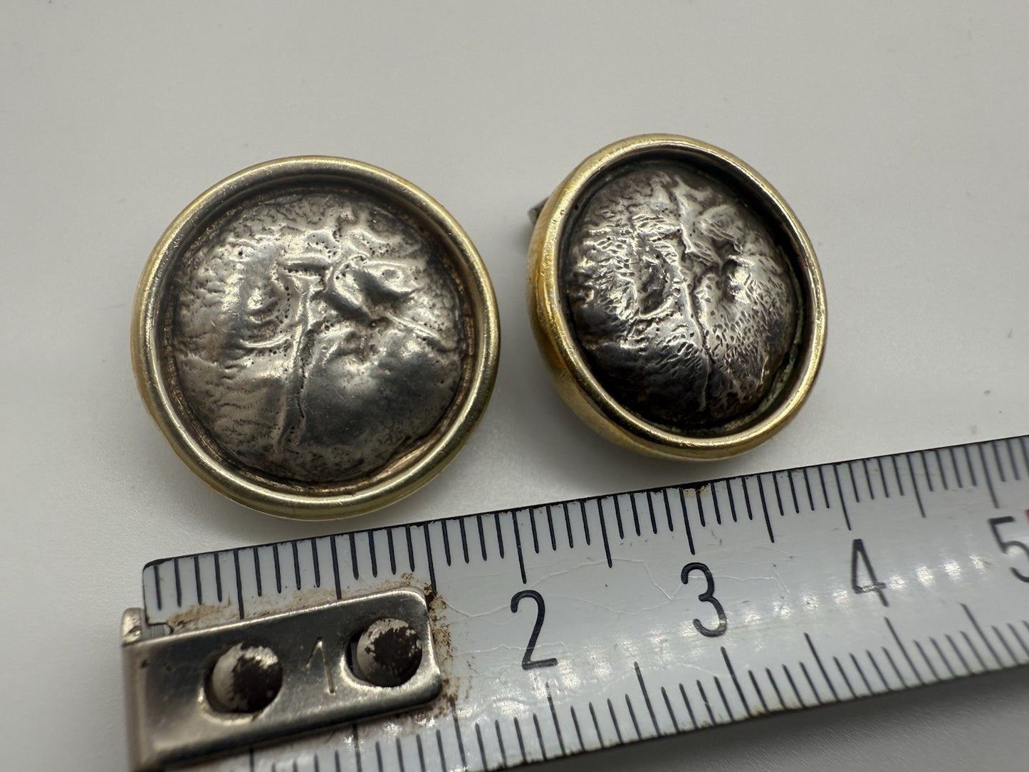 TANE MEXIKO ME-32 925 STERLING SILBER DESIGNER OHRRINGE OHRCLIPS VINTAGE