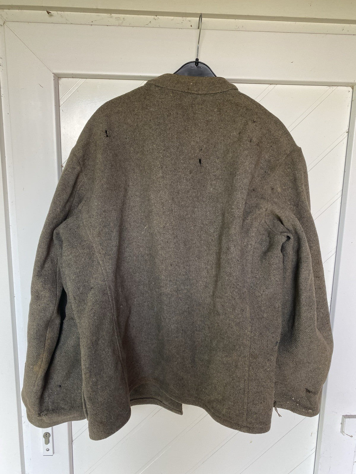 DEUTSCHE ARBEITSJACKE DRILLICHJACKE AUS WOLLFILZ, WEHRMACHT ODER ZIVIL