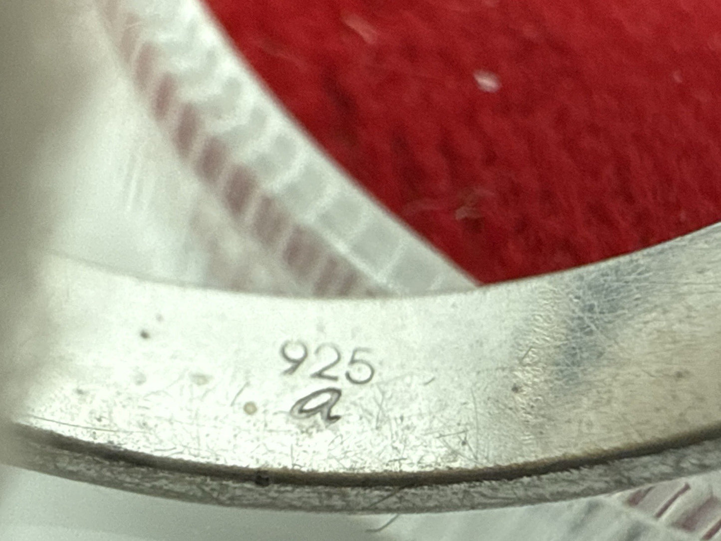 VINTAGE 925 STERLING SILBER BAND RING GR.50