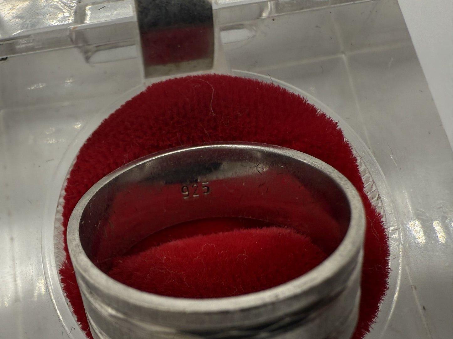 VINTAGE 925 STERLING SILBER BANDRING GR.60