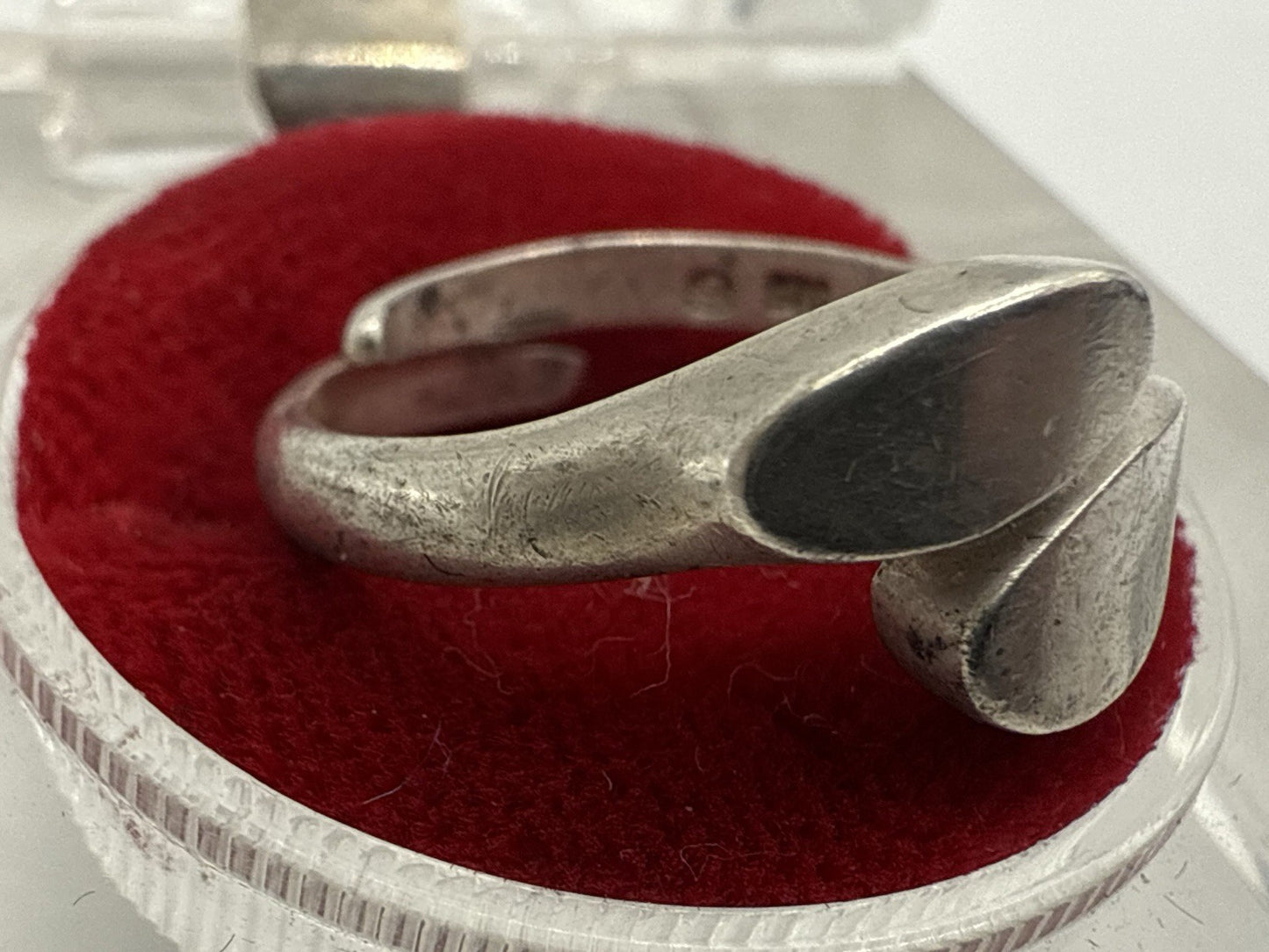 ABSTRAKTR 925 STERLING SILBER RING OFFEN